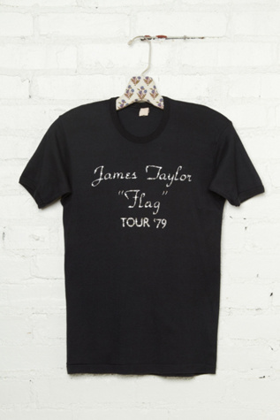 Free People Vintage Studded 1979 James Taylor Tee in Vintage-Clothing