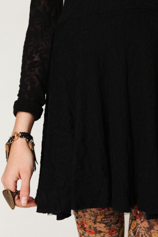 Floral Lace Fit and Flare Dress