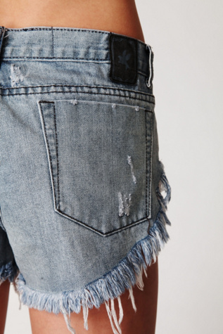 Denim Cutoff Short