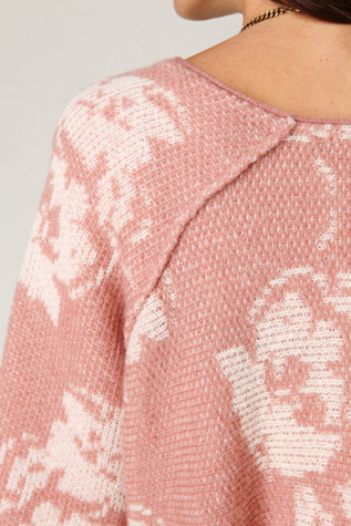 Floral Woven Pullover