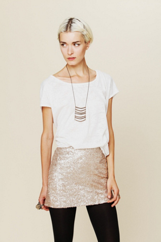 Fever Sequin Bodycon Skirt