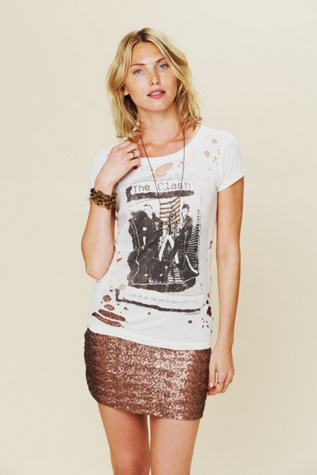 Fever Sequin Bodycon Skirt