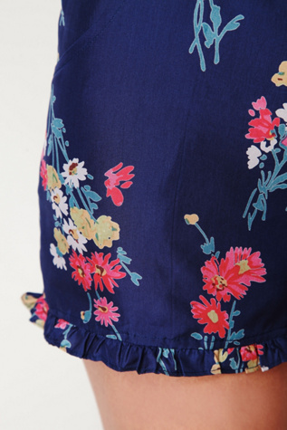 Navy Floral