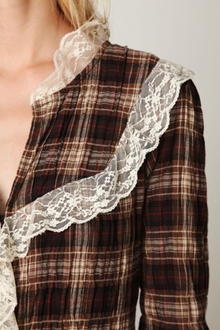 Ruffled Edge Maxi Buttondown