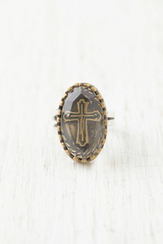 Mirrored Cross Ring