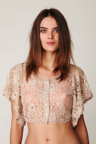 Lace Bed Jacket
