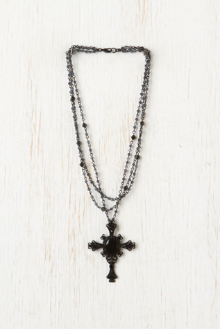 Rosary Cross Necklace