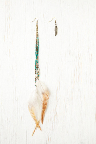 Feather Beaded Shoulder Duster