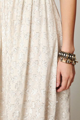 FP New Romantics Foiled Maxi Dress