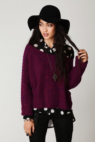 Cable Cashmere Sweater