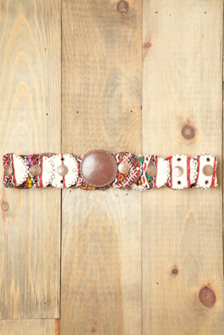 Embellished Tapestry Belt