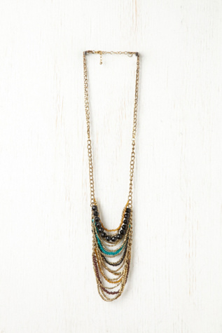 Draped Stone Necklace