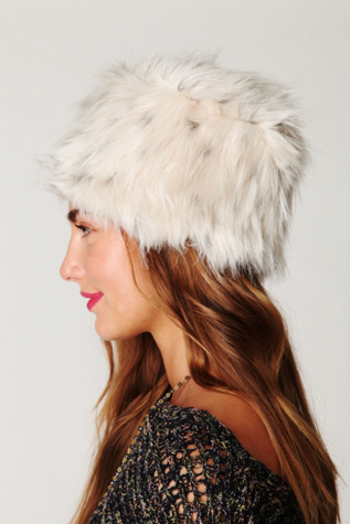 Babushka Faux Fur Hat
