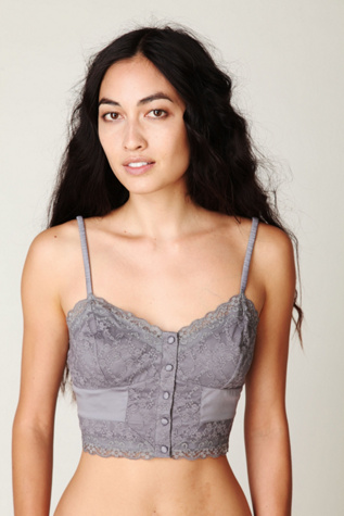 Charmeuse Lace Crop Cami