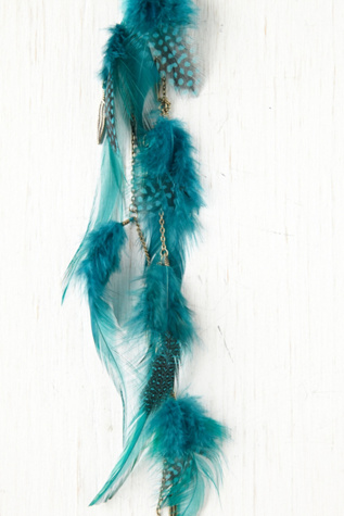 Feather Charm Hair Clip
