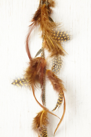 Feather Charm Hair Clip