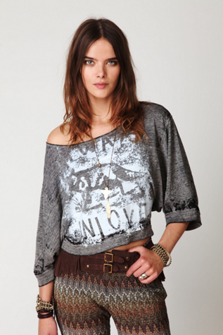 We The Free Fox Graphic Washed Tee