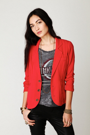 Solid Blazer