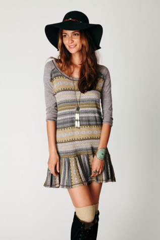 Fairisle Babydoll Top