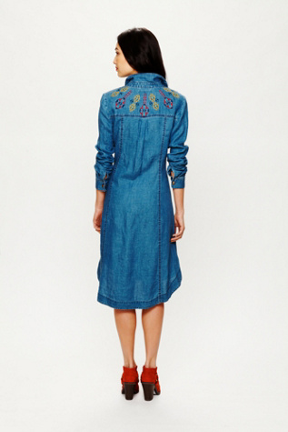Linen Chambray Shirtdress