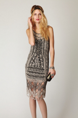 FP SPUN Roaring 20s Crochet Dress