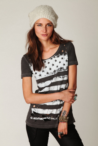Grunge Flag Tee