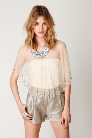 Image of Me Mesh Sequin Capelet