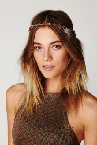 Suede & Chain Headband