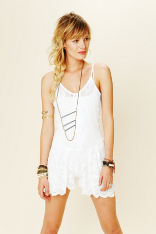 Victorian Lace Romper