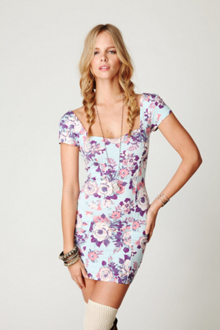Cage Back Bodycon Slip
