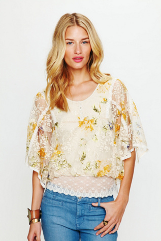 Floral Chrissy Lace Top