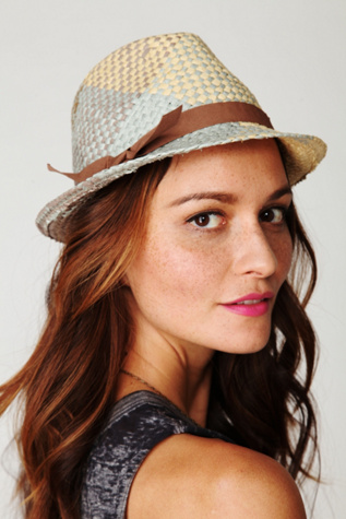 Stef Plaid and Straw Fedora