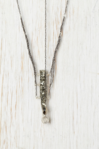 Pyrite Dagger Necklace