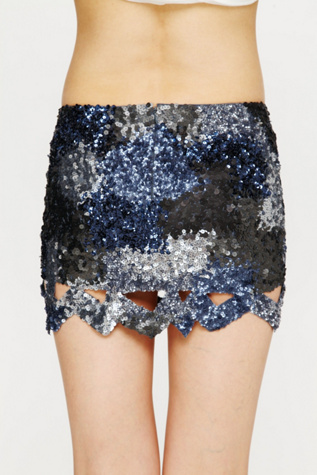 Cut Out Sequins Mini