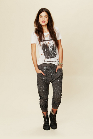 Mermaid Sequin Harem Pants