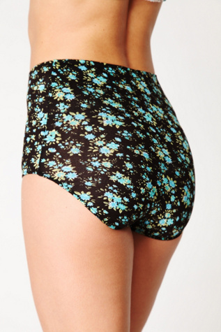 Floral High Waist Briefs