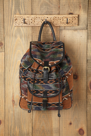 Sari Pattern Backpack