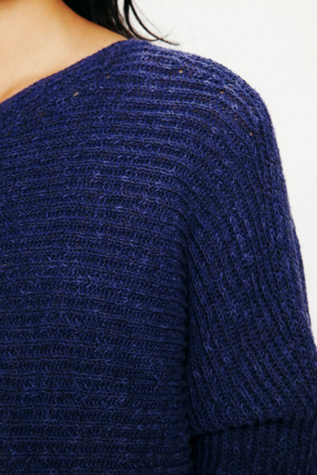 Horizontal Rib Marled Sweater
