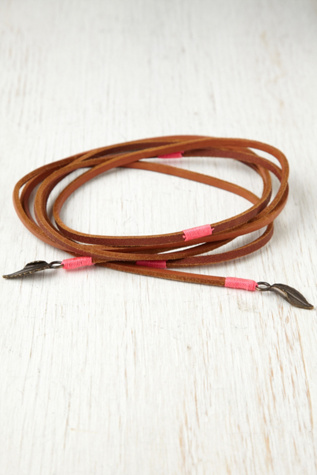 Feather Tie Belt