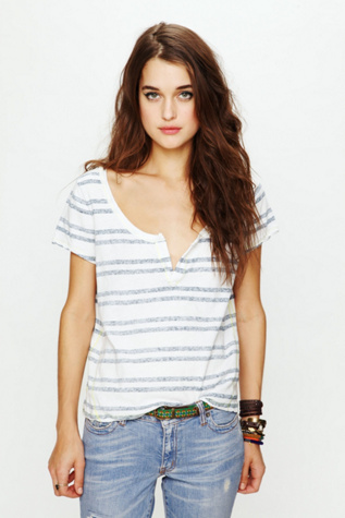 We The Free Reverse Stripe Tee
