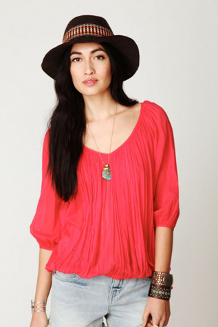 FP ONE City Peasant Blouse