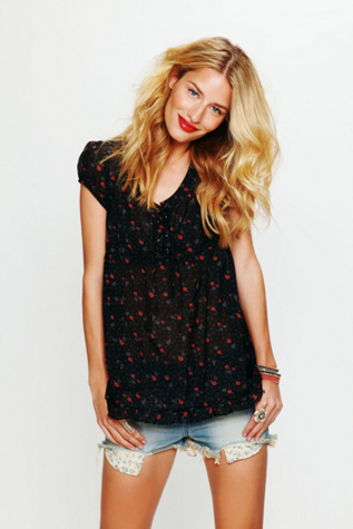 Ana's Babydoll Print Tunic