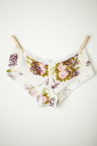 Rose Pointelle Boyshort