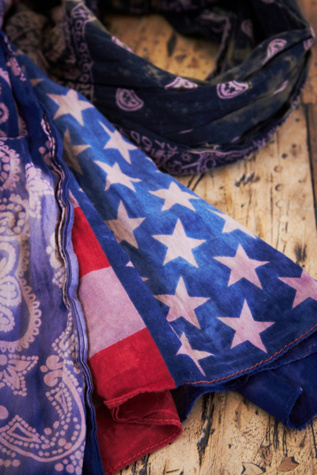 Bandana Bleached Scarf