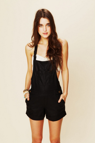 Vegan Leather Overalls