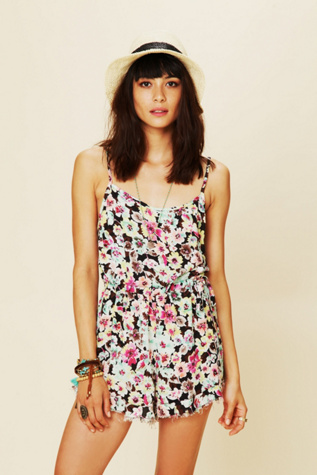 Printed Romper