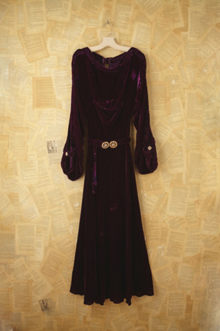 Free People Vintage 1920s Crushed Velvet in Vintage-Dresses