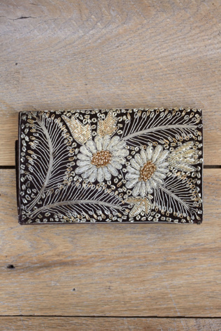 Free People Vintage Embroidered Clutch
