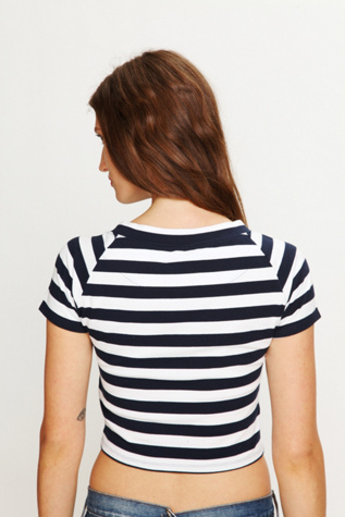 Navy and White