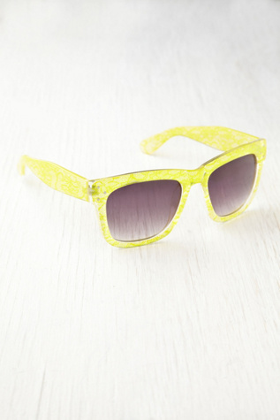 Lace Print Sunglasses